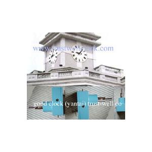 GPS base four 4 faces clock tower,three 3 faces tower clocks with GPS synchronization,double side wall clocks movement