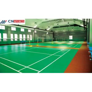 Non Slip PVC Sport Flooring Anti UV Coating Wear Resistant