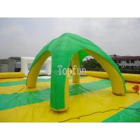 China Colorful Inflatable Event Wedding Green Beach House Tent 0.6mm PVC tarpaulin on sale