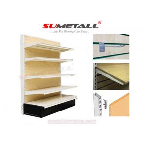 China Medium Duty Retail Store Shelving With MDF Wood Back Infills For Hardwares Store supplier