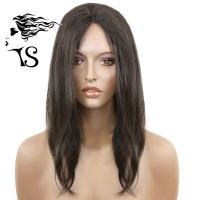 China Black Straight African American Lace Front Wigs , Virgin 100% Human Lace Front Wigs on sale