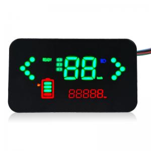 China LCD Electric Bike Computer Odometer , 36V - 72V Universal Bike Speedometer supplier