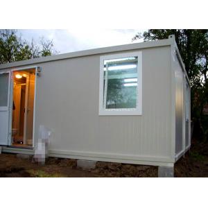 China Temporary Residence Modular Container House Steel Door With Sanitary Facilities supplier