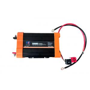Ajustable Home Power Inverter  Easily Installed Black Color With LCD Display Pure Sine Wave Inverter Power Supply