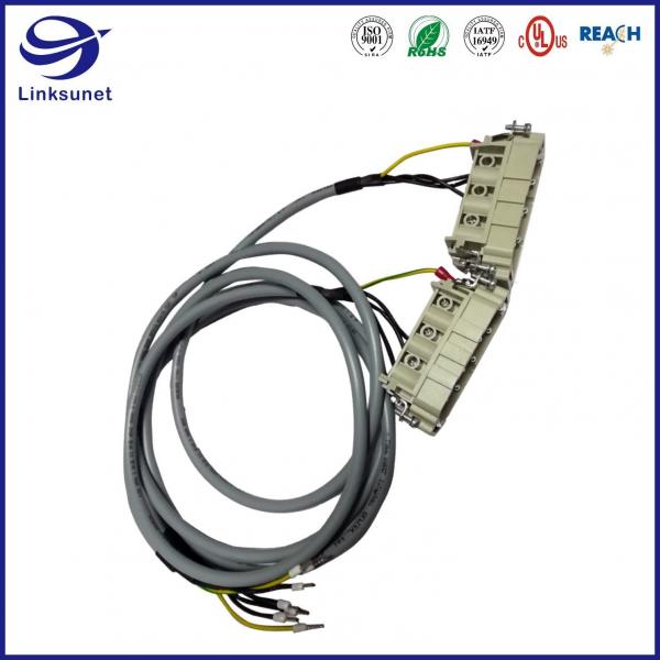 Heavy Duty Wiring Harness with Heavy Duty Han HV E 830V 16B Connectors