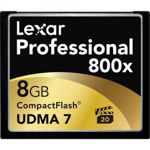 Lexar 8GB CF Card Professional 800x UDMA Price $11.8