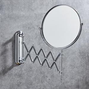 China 6 INCH Decorative Wall Adjustable Mirror Folding Bathroom Mirror Telescopic Double Side Mirror supplier
