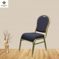China Stackable Hotel Commerical Furniture Metal Frame Fabric Cover Banquet Wedding Party Chair on sale