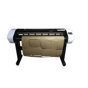 China Format de fichier CAD HP-GL chaussures de vêtements modèle 2 en 1 découpage à jet d'encre Plotter avec grand écran LED automatique supplier
