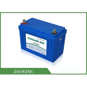 China Safety 24V 40Ah Medical Equipment Battery Backup Nano LiFePO4 Material supplier