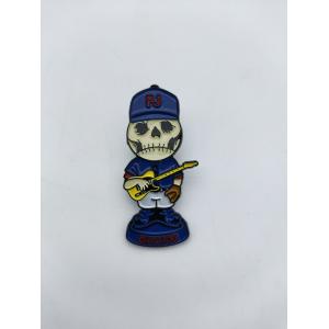 China decorations Metal Brooch Pin ODM Available Skeleton guitarist Themed wholesale