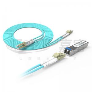 China 40/100G LC Optical Module Connection Cable Duplex Multimode OM3/OM4 supplier
