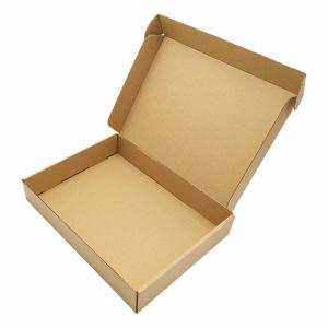 China Custom Logo Good Folding Kraft Paper Box for T-Shirt Sweater Clothing Shoe Packaging supplier
