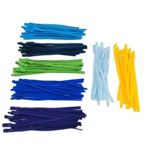 China Wholesale colorful flat 5mm width adjustable elastic band ear loop with buckle for medical facemask elastic strap for face masks wholesale
