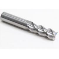 China 45 Degree Helix Angle 3 Flute Carbide End Mill For Aluminum Cutting Tools on sale