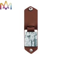 China SS316L Leather Photo Key Chain With Engraving Words on sale