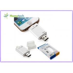 China USB i- Flash Drive HD For iPhone / ipad with Toshiba Samsung Flash Chip , 16G 32G 64G supplier