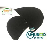 China Thinner Mens Black Color Sewing Shoulder Pads For High Level Apparel Industry on sale