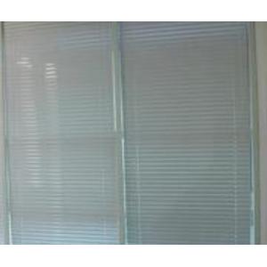 Horizontal Blinds Between Glass Door Inserts Thermal Sound Insulation