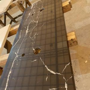 marble Countertop Vanity Top Eased / Beveled / Miter Seamless Edge