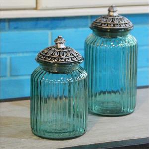 China cheap glass flower vases bottle small flower vases with lid supplier