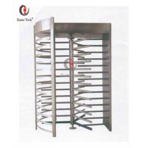 China SUS 304 Silver Full Height Security Gate Turnstile Barrier Gate supplier