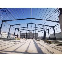 China Prefab Steel Garage Building Galvanized Metal Frame Structure Architecture For Workshop on sale