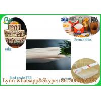China Food Grade Different Size White FBB PAPER  For Packing French Fries And Egg Tart on sale