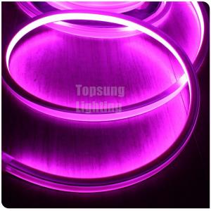 high quality square led neon flex 12v purple pink rope lights  for engineering project application