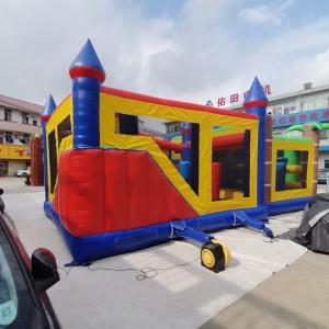 Customized Small Inflatable Combo Bouncer Slide Fire Resistant