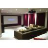 4K Cinema Fixed Frame Screen Projector with Acoustically Perforated Screen