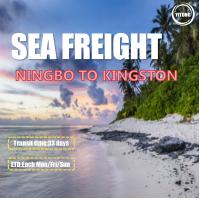 China FOB CIF International Ocean Freight Service From Ningbo To Kingston Jamaica on sale