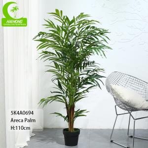 China 110cm Anti UV Artificial Areca Palm Tree , Large Bonsai Tree For Office supplier