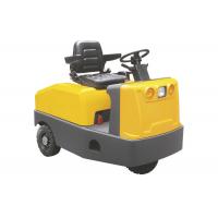 China Yellow 3 Ton Small Electric Tractor , Car Shape Battery Driven Electric Tow Tugs on sale