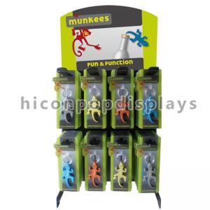 China Metal Hook Accessories Display Stand Tabletop Custom Advertising Keyring Display Rack supplier