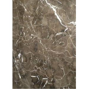 Light / Dark Brown Gloss Marble Floor Tiles Indoor Decoration For Wall / Stair