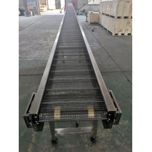 Metal Mesh Chain Conveyor Flat Top For Biscuit Oven / Oven Conveyor Chain
