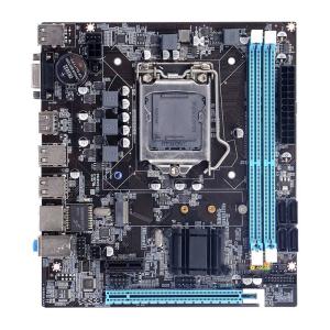 China Tarjeta base LGA 1155 personalizada H61 Tarjeta base de PC soporte i3 i5 i7 CPU DDR3 para tarjeta base de escritorio H61 tarjeta principal supplier