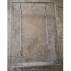 China Electric Oven Basket Stainless Steel Grill Mesh Square Grill Basket supplier