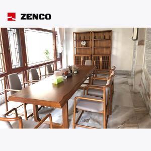 Solid Wood Chinese Style Furniture Set with Tea Table Chairs and Cabinets