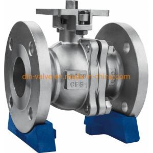 China ANSI CLASS 150-900 Straight Through Type Flange End Ball Valves with High Mount Pad supplier