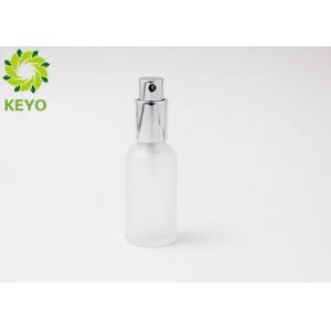China 1 OZ 30ml Frosted Glass Face Mist Bottle Round Shape With Sprayer supplier