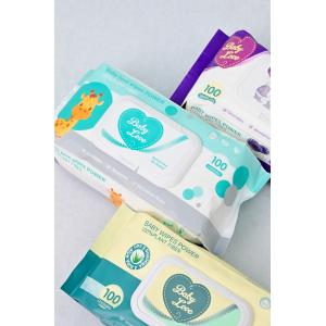 Spunlace Nonwoven Baby Wet Wipes Portable Tissues Baby Wipes