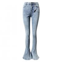 China Blue 30-32 Waist Size Micro-Elastic Jeans & Pants on sale