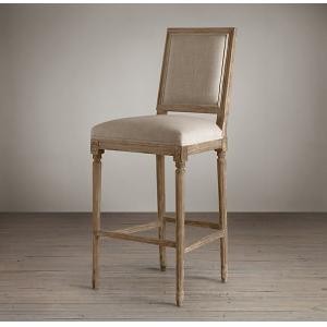 China french retro bar chair bar chairs antique wooden bar stool wood bar stools wooden barstool supplier
