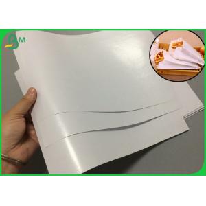 80gr 100gr PE Coated White Paper Grease Resistant For Restaurant Paper Bags