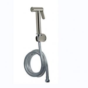 China Sustainable Light Grey Hand-held Bidet Toilet Sprayer with Wall-mounted Hook Holder supplier
