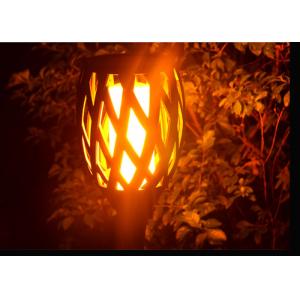 China Flickering Solar Led Garden Lights With Dance Flame For Pathway Yard Decoration supplier