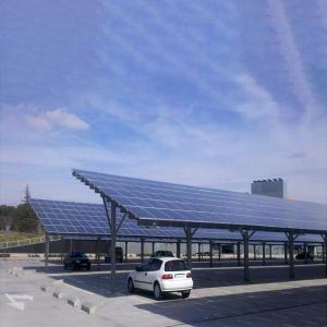 China Anodized Aluminum Open Ground Carport Solar Systems supplier