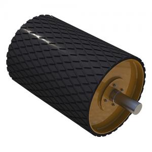 Anti Slippery Rubber Lagging Conveyor Drive Pulley